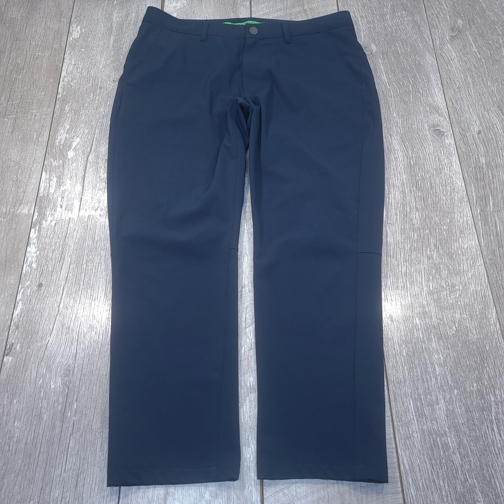 Bonobos Golf Pants Mens 35x29 Navy Blue Athletic Fit Performance Trousers BL770